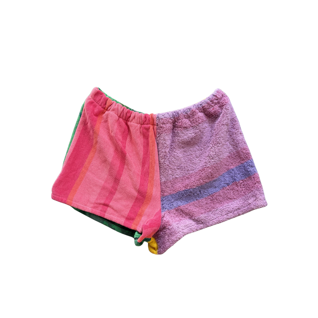 Skye Upcycled Towel Mini Shorts - S/M