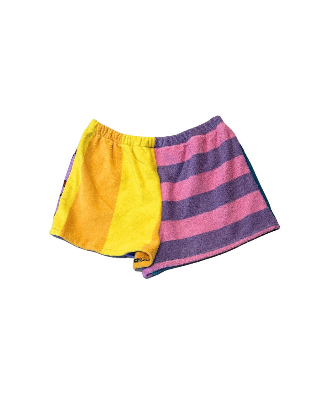 Josie Upcycled Towel Mini Shorts - S/M