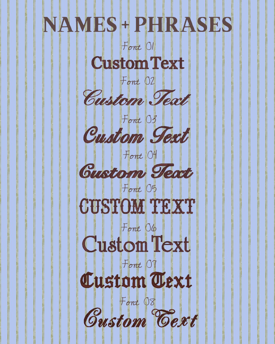 Custom Weekender Pouch