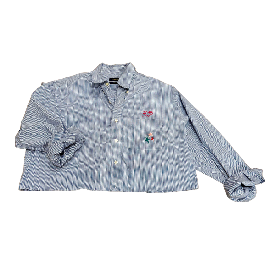 Cool Like That Revived Cropped Button-Down