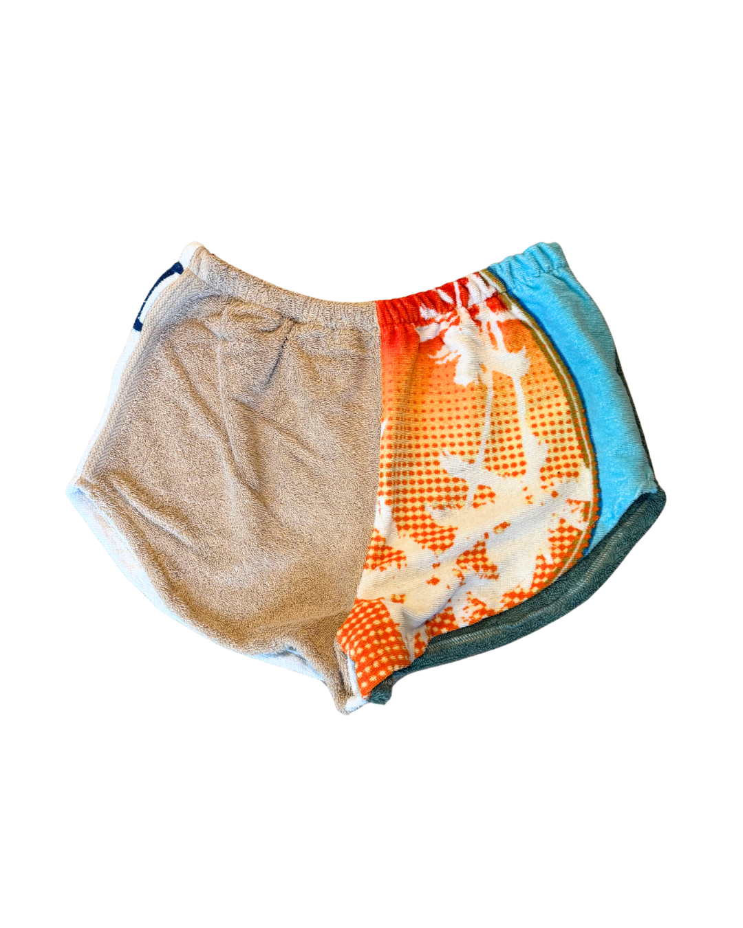 Sonny Upcycled Towel Mini Shorts - L/XL