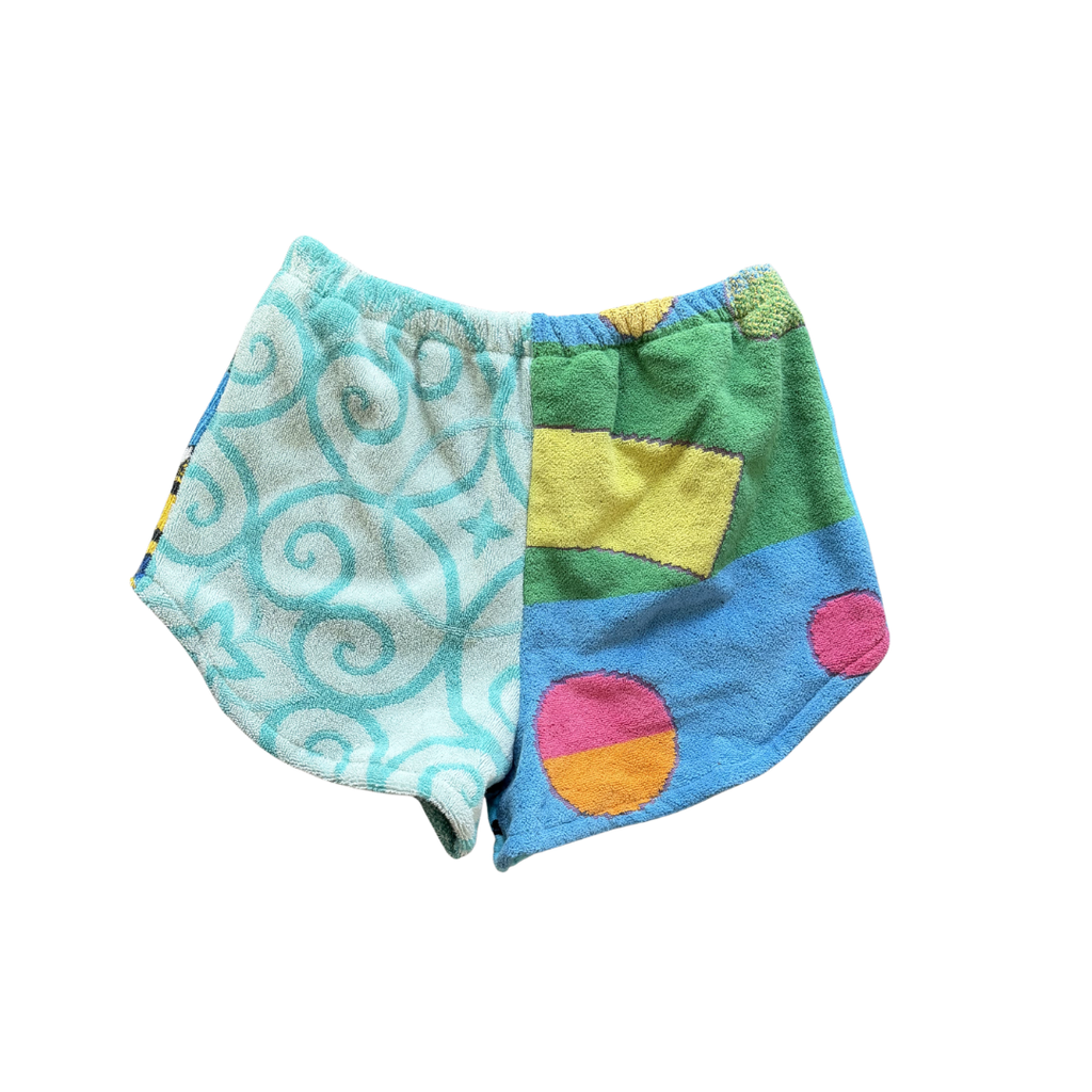 Isla Upcycled Towel Mini Shorts - S/M