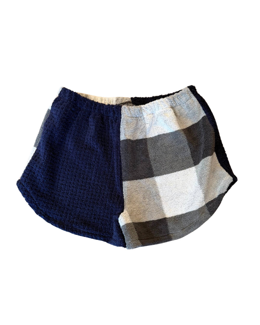 Tilly Upcycled Towel Mini Shorts - S/M