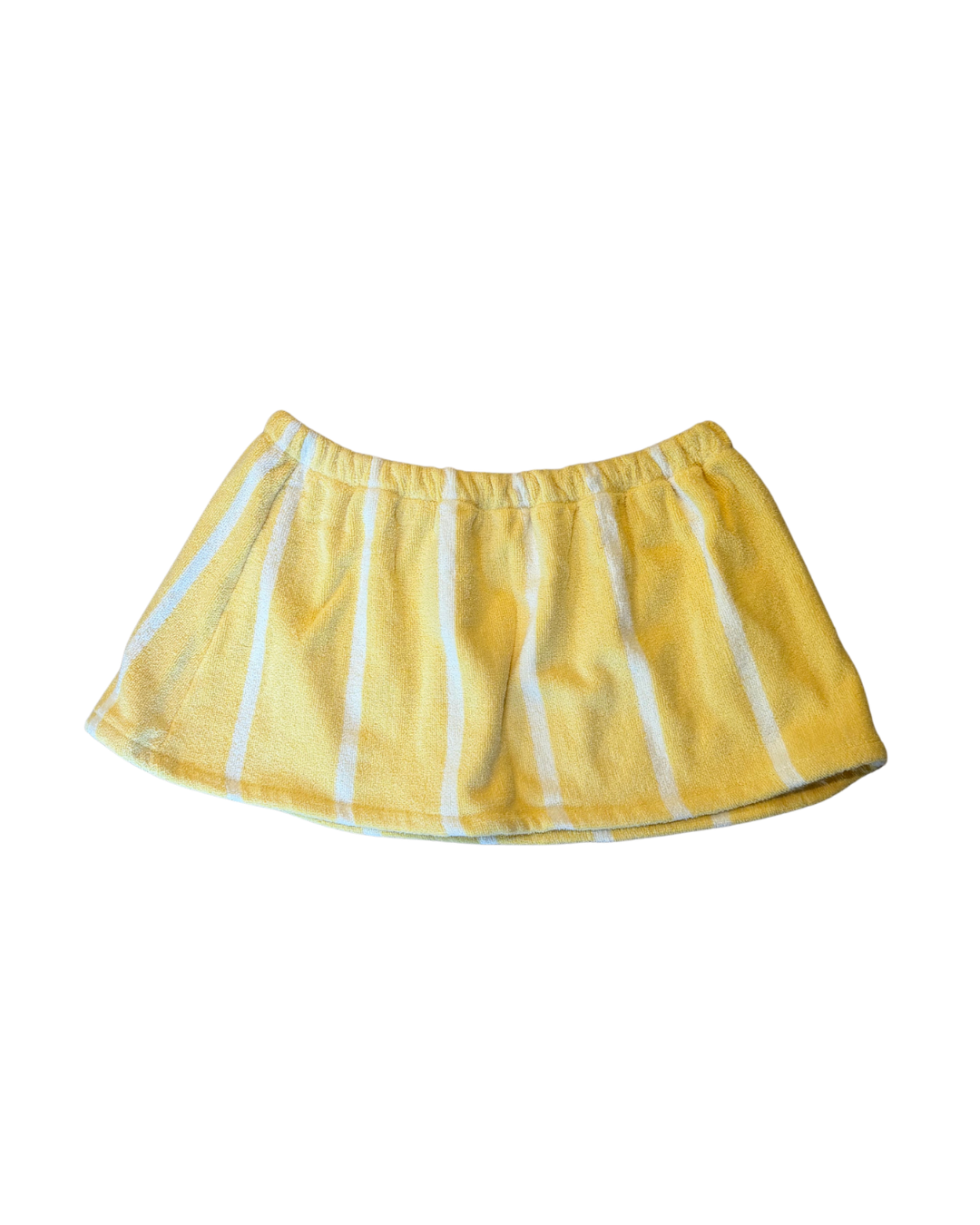 Goldie Upcycled Towel Mini Skirt - S/M