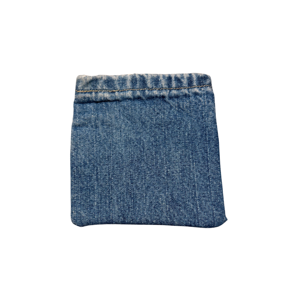 Custom Reworked Denim Coin Pouch