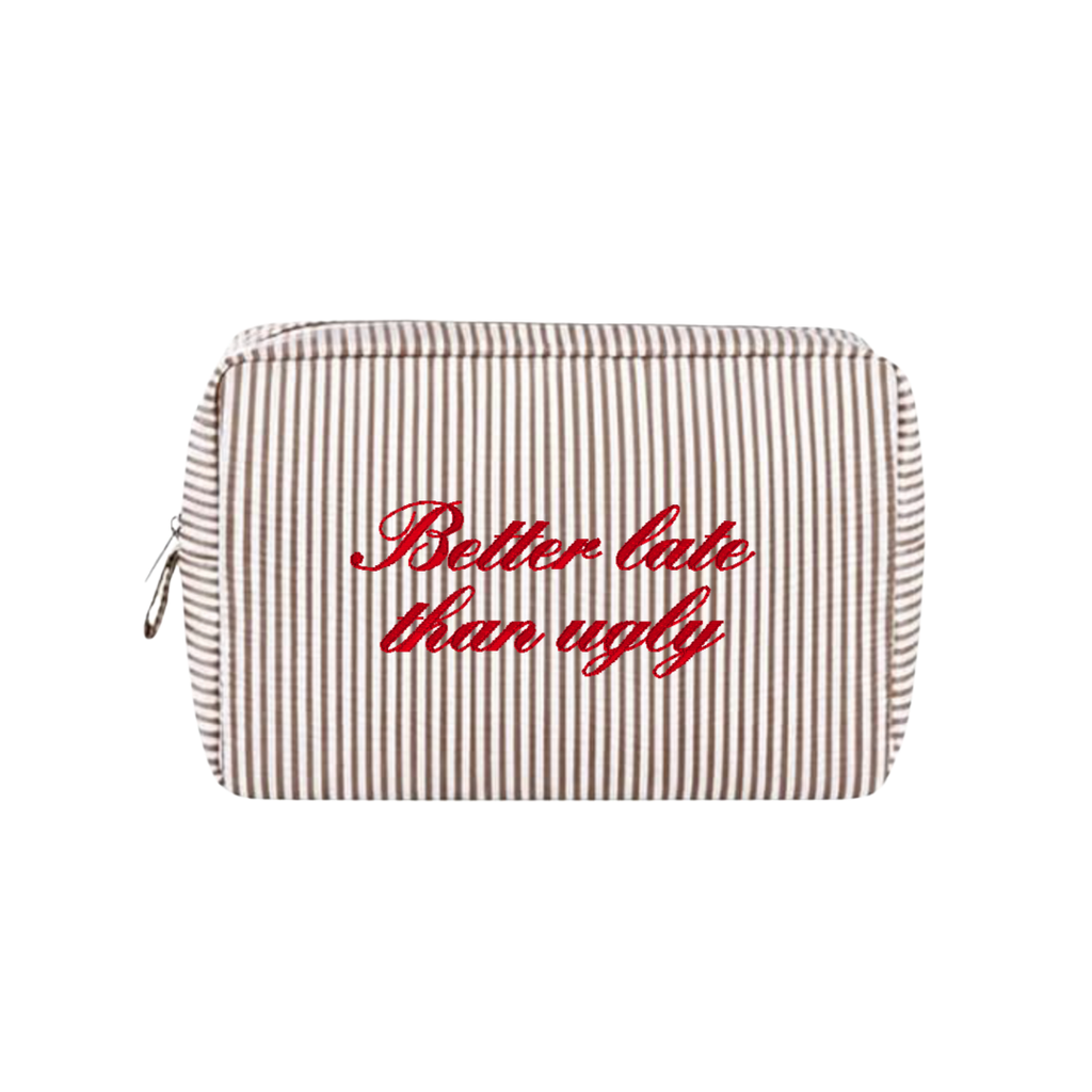 Better Late Than Ugly Weekender Pouch