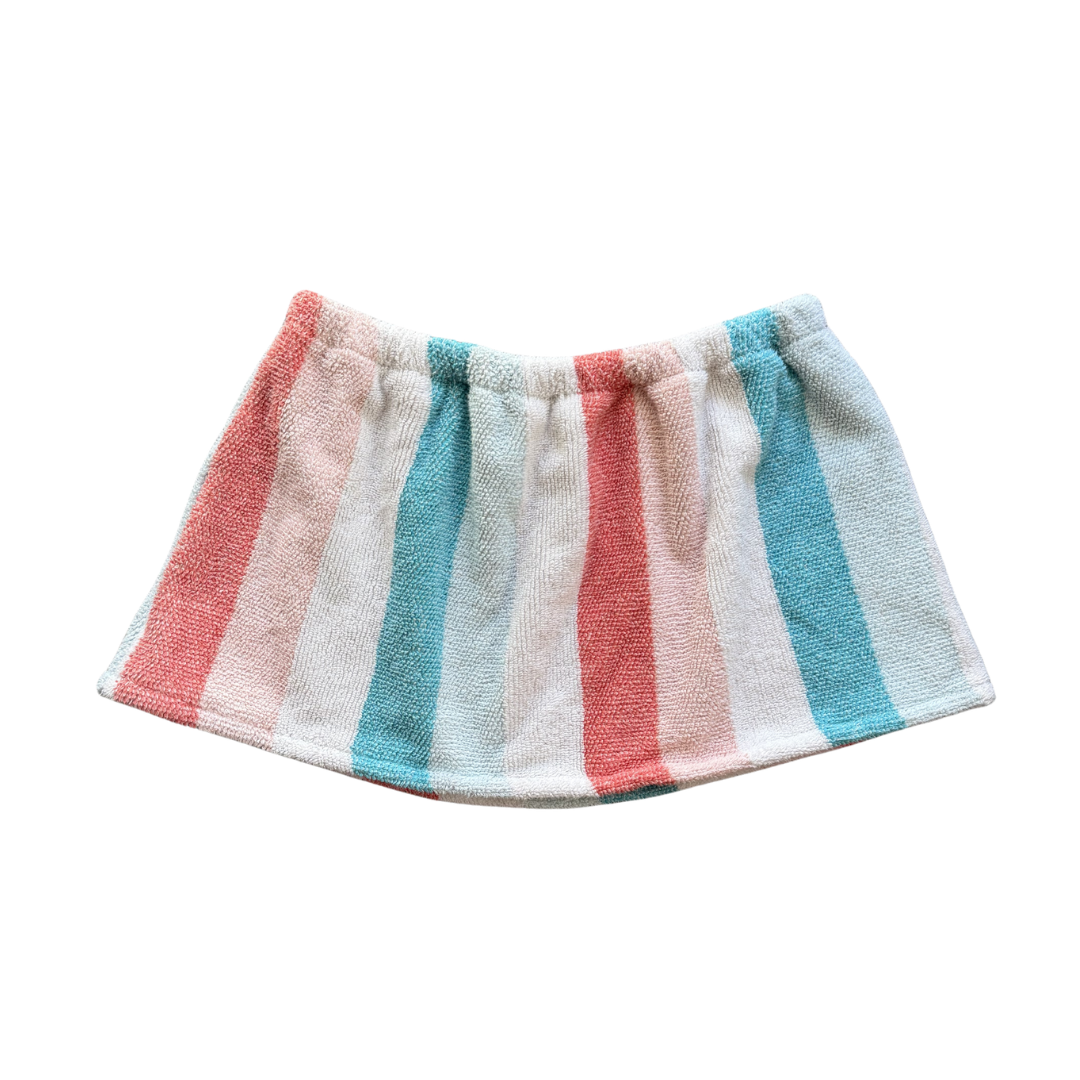 Sloane Upcycled Towel Mini Skirt -M/L
