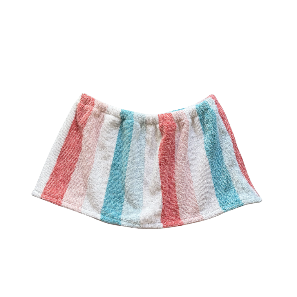 Sloane Upcycled Towel Mini Skirt -M/L