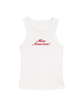 Miss America Upcycled Denim Tank