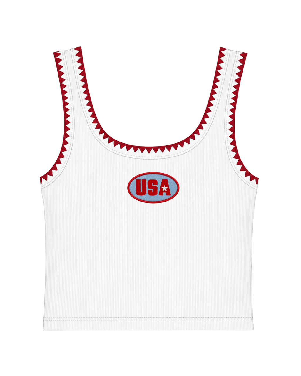 American Girl Upcycled Denim Tank