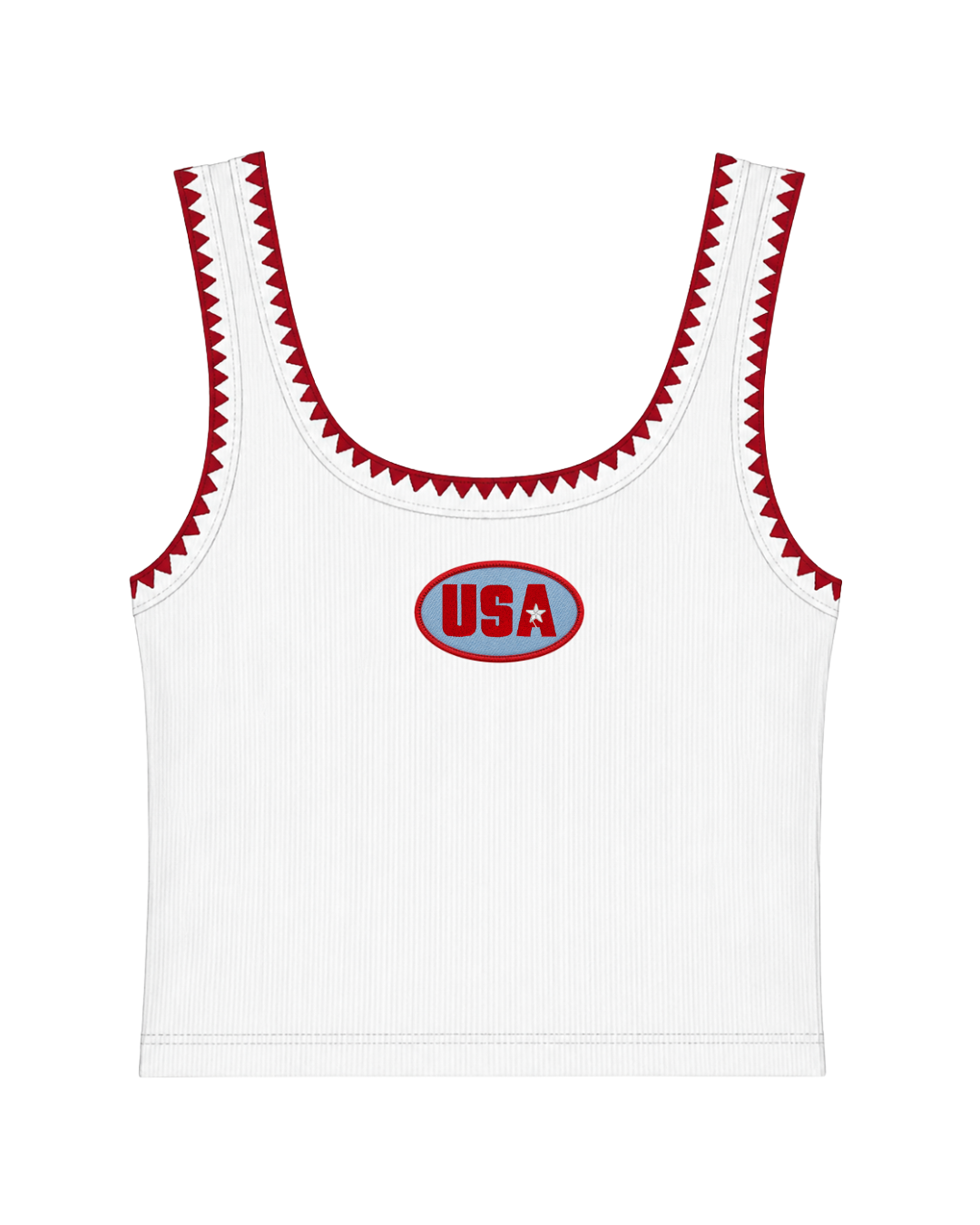 American Girl Upcycled Denim Tank