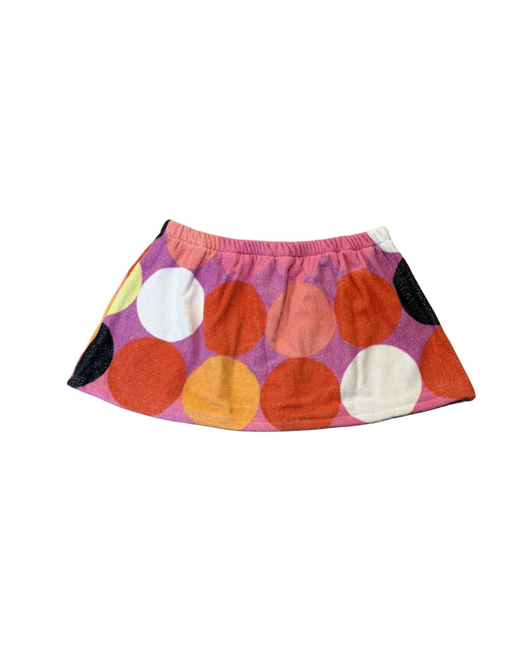 Poppy Upcycled Towel Mini Skirt - M/L
