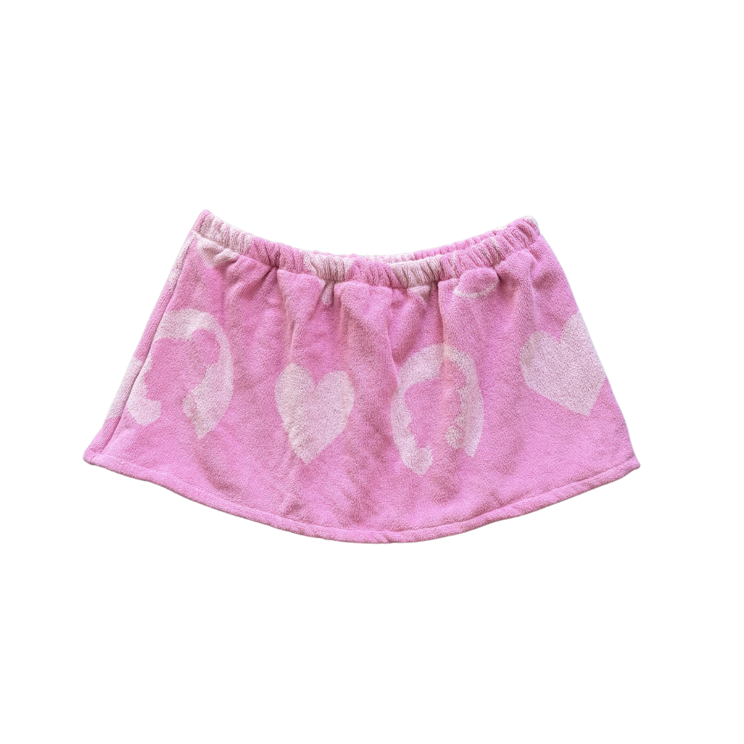 Barbie Upcycled Towel Mini Skirt - M/L