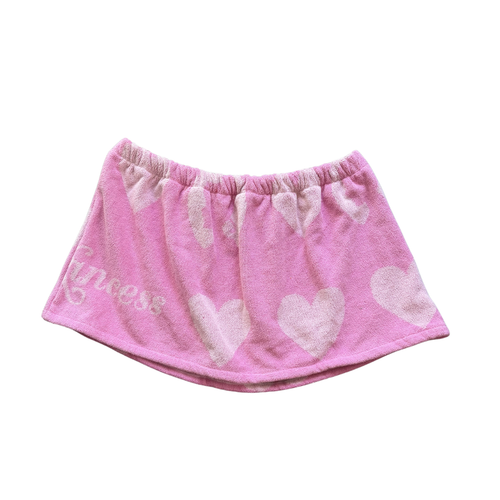 Barbie Upcycled Towel Mini Skirt - M/L
