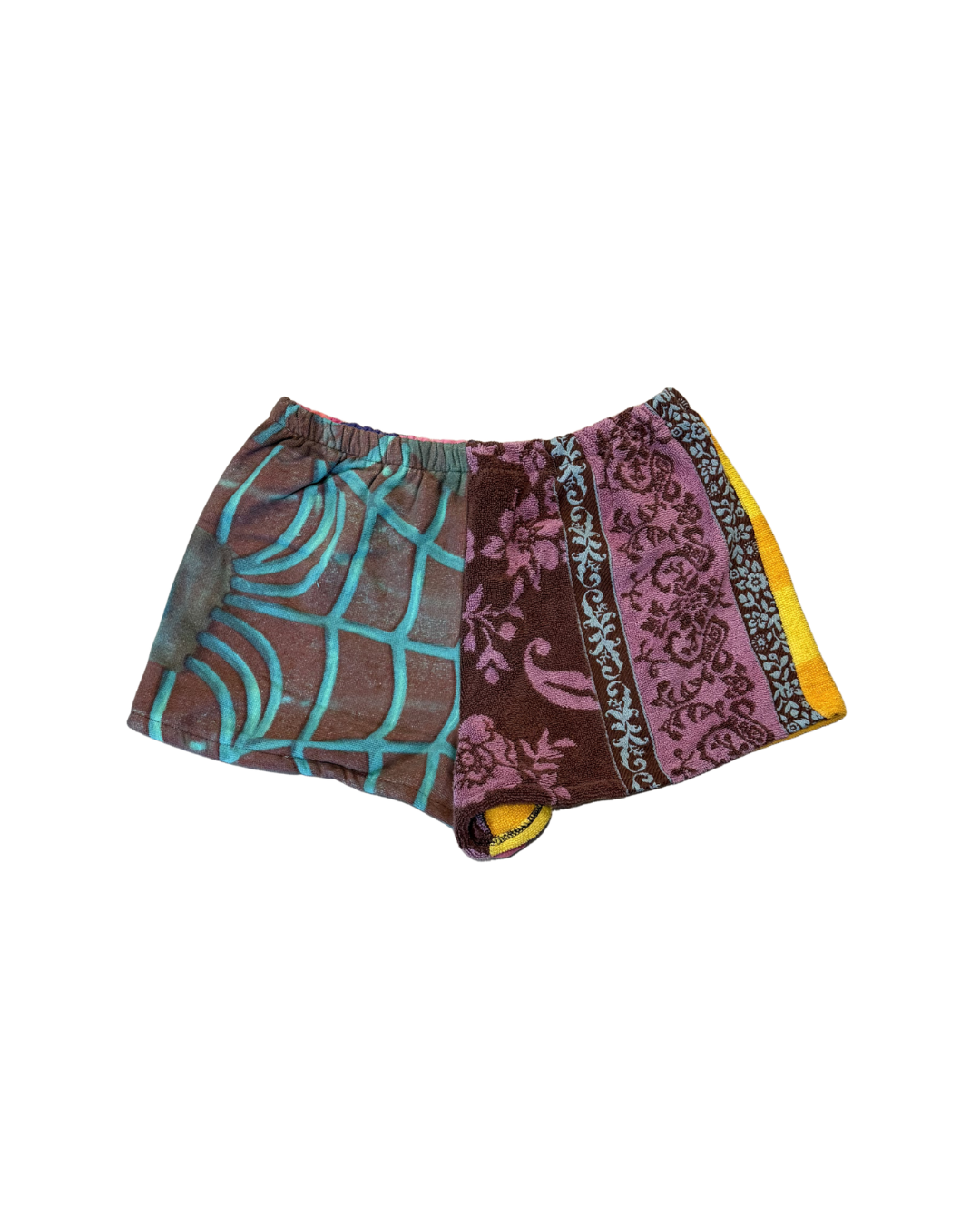 Sadie Upcycled Towel Mini Shorts - M/L