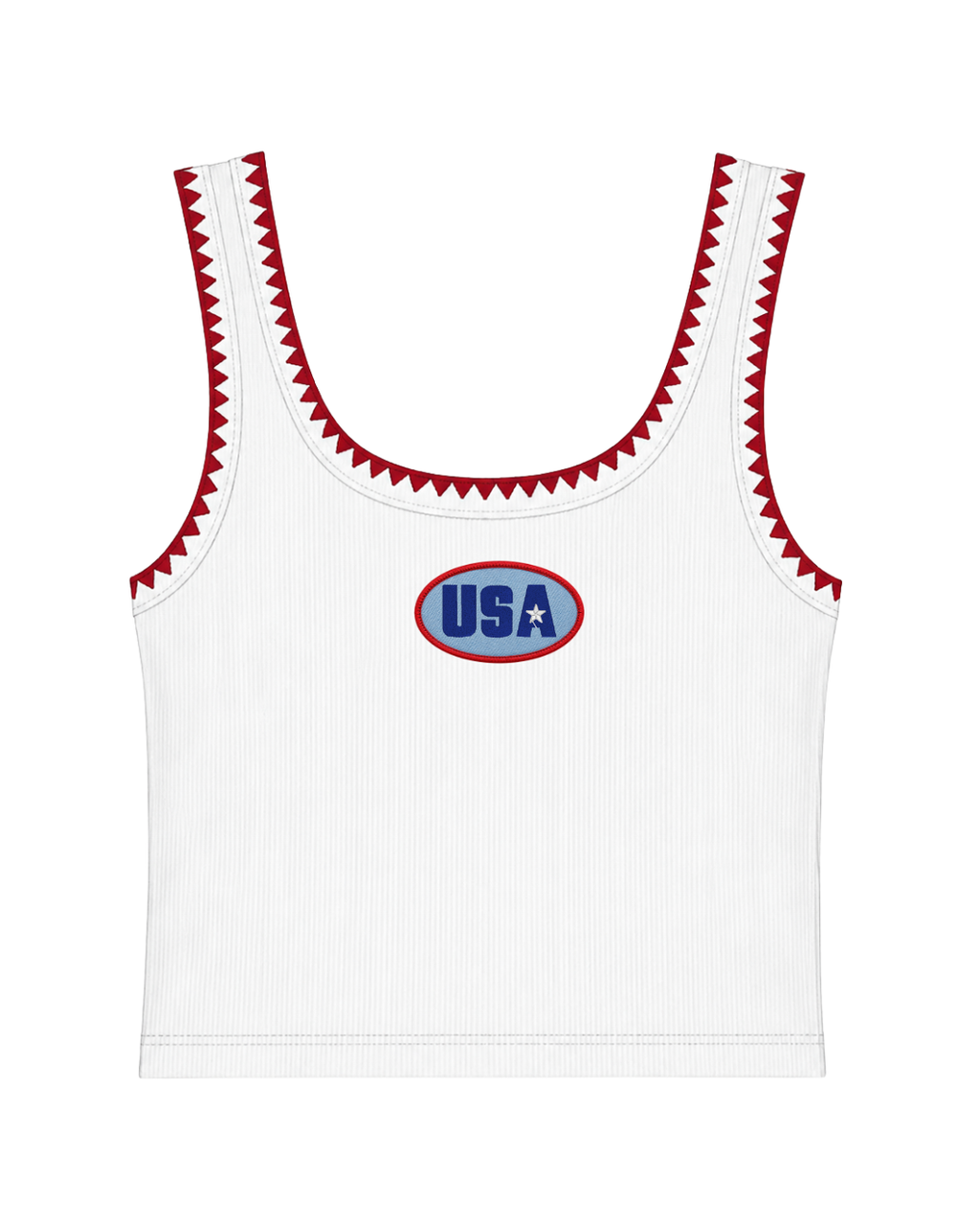 American Girl Upcycled Denim Tank