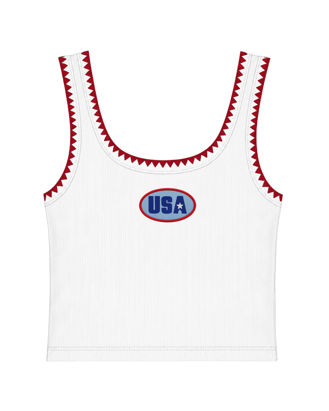 American Girl Upcycled Denim Tank