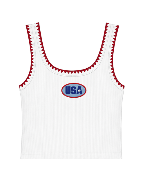 American Girl Upcycled Denim Tank