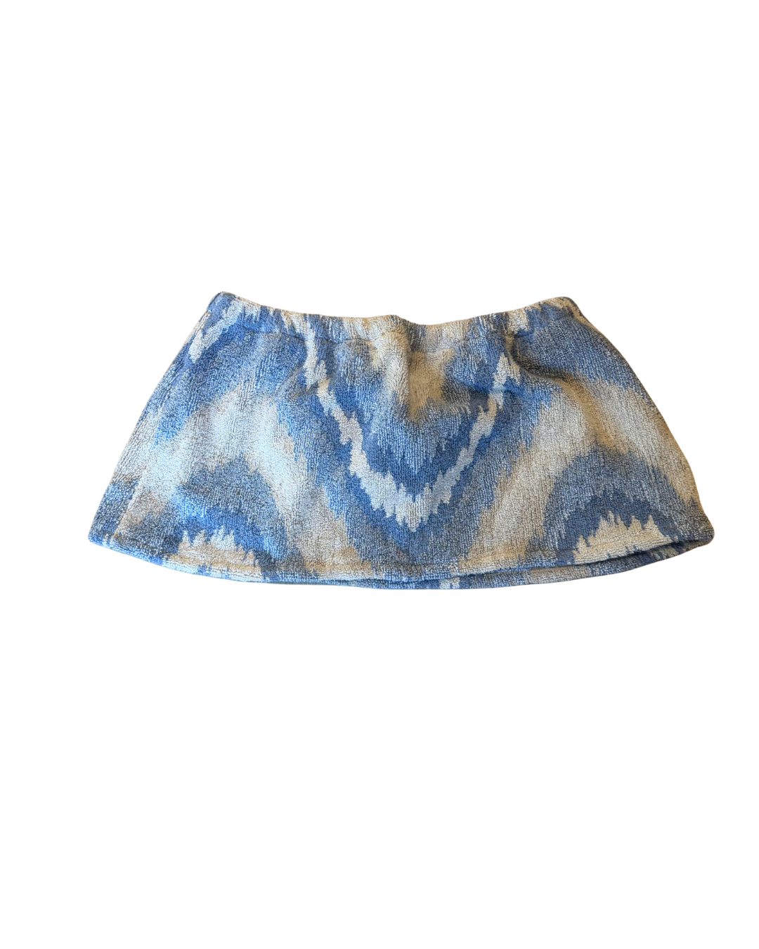 Lola Upcycled Towel Mini Skirt - L/XL