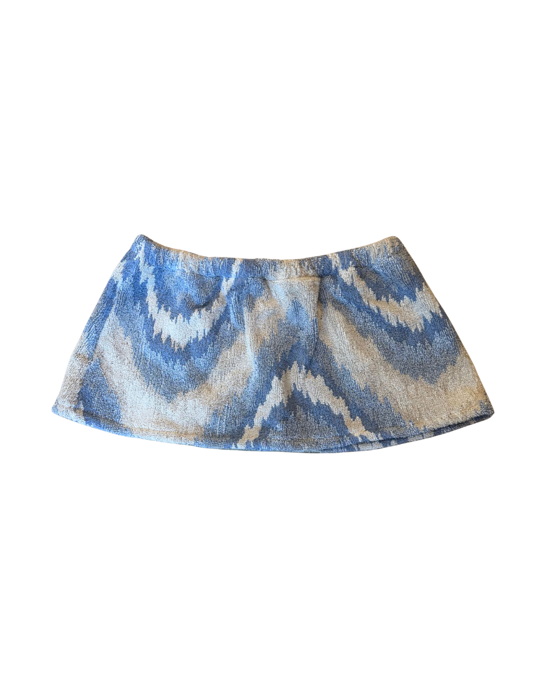 Lola Upcycled Towel Mini Skirt - L/XL