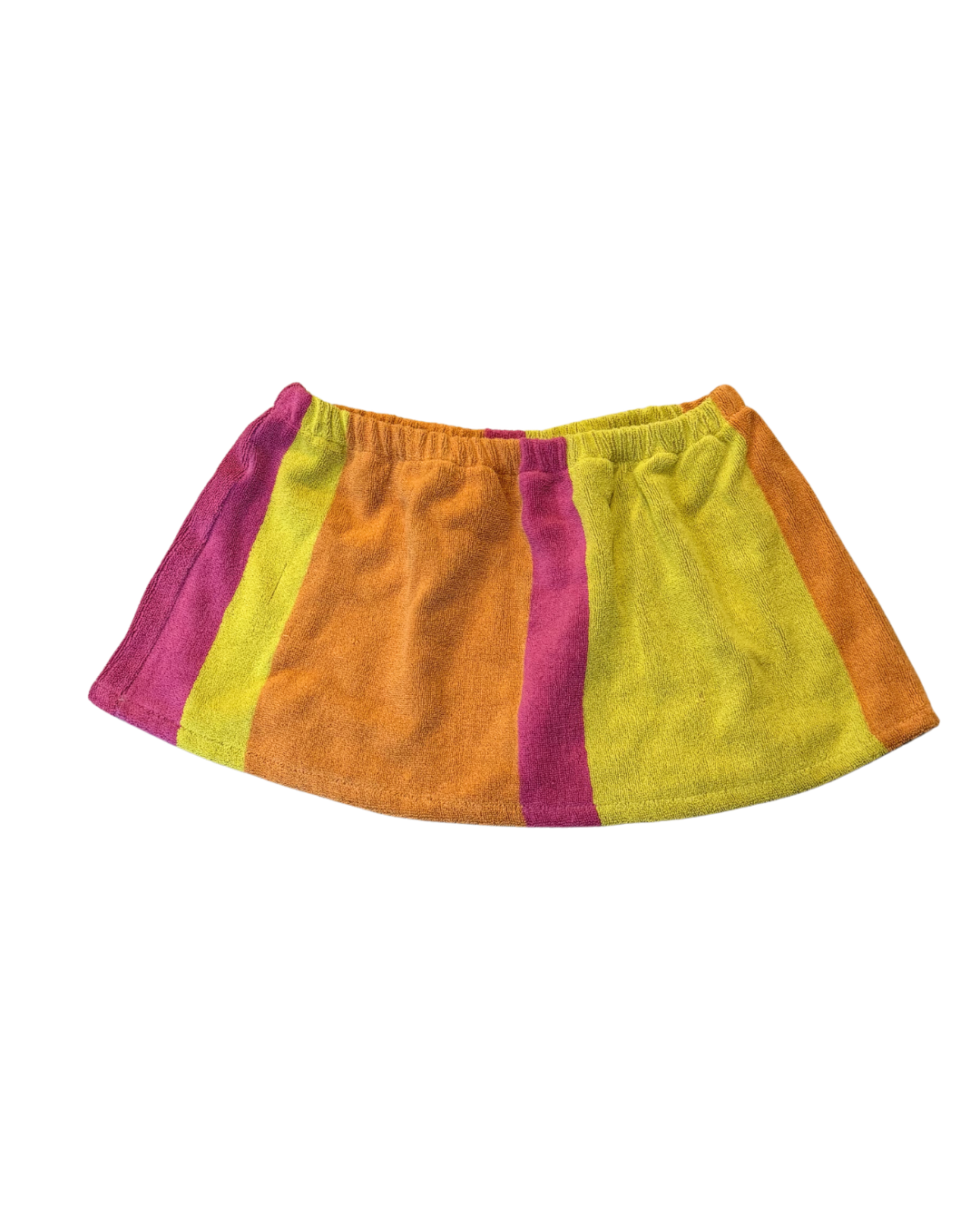 Stevie Upcycled Towel Mini Skirt - M/L