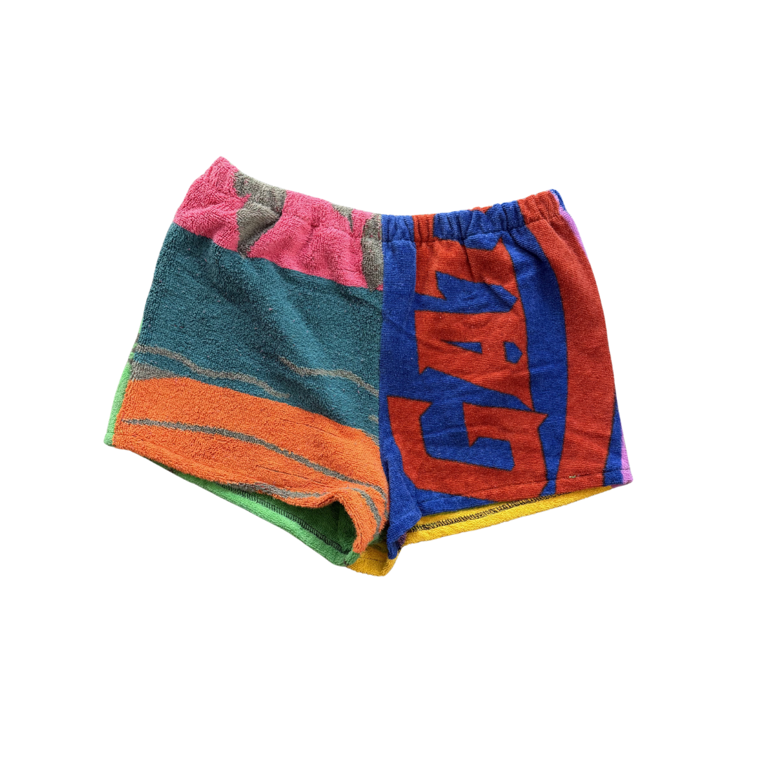 Mango Upcycled Towel Mini Shorts - S/M