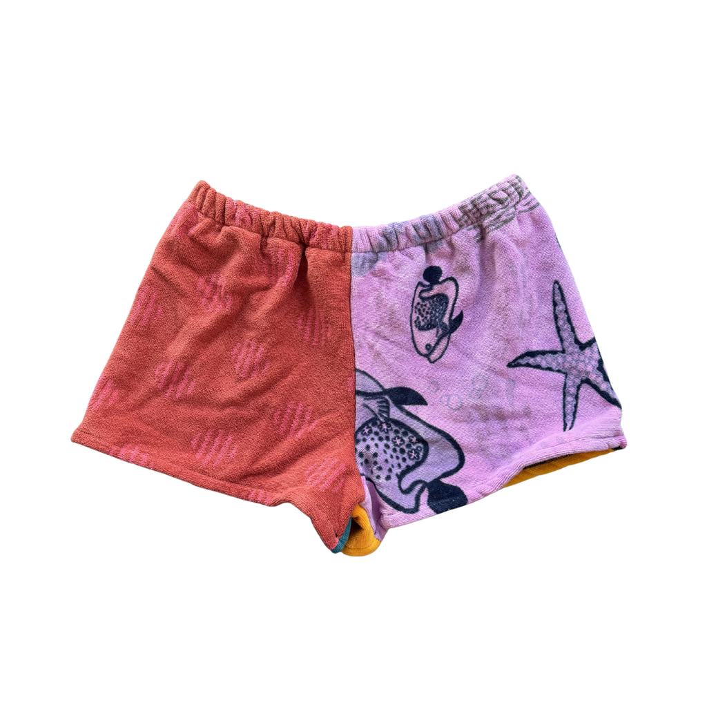 Kit Upcycled Towel Mini Shorts - M/L