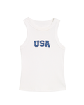 USA Upcycled Denim Tank